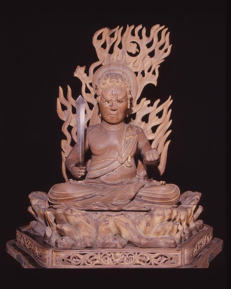 木造 不動明王坐像（磯部）