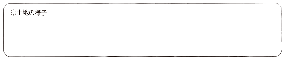土地の様子